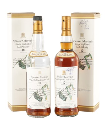Lot 1014 - TWO BOTTLES OF SPEAKER'S MARTIN SINGLE MALT WHISKY