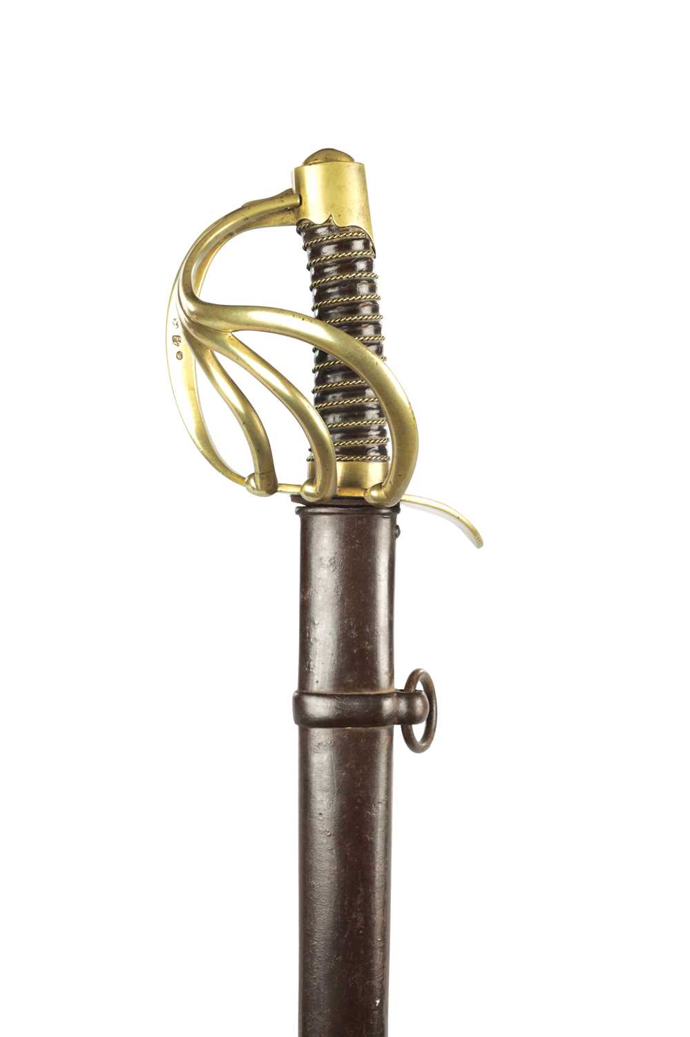 Lot 713 - AN XI PATTERN HEAVY CAVALRY CUIRASSIER’S TROOPERS' SWORD