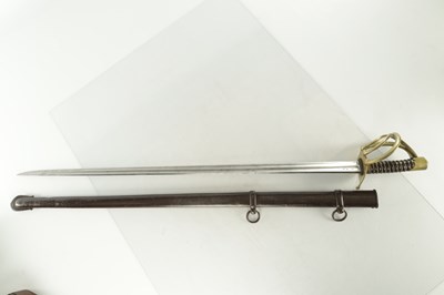 Lot 713 - AN XI PATTERN HEAVY CAVALRY CUIRASSIER’S TROOPERS' SWORD