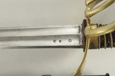 Lot 713 - AN XI PATTERN HEAVY CAVALRY CUIRASSIER’S TROOPERS' SWORD
