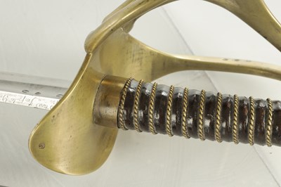 Lot 713 - AN XI PATTERN HEAVY CAVALRY CUIRASSIER’S TROOPERS' SWORD