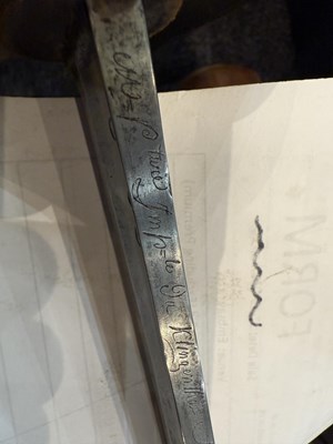 Lot 713 - AN XI PATTERN HEAVY CAVALRY CUIRASSIER’S TROOPERS' SWORD