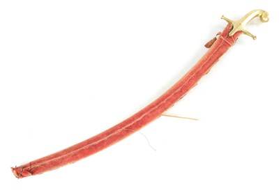 Lot 694 - AN UNUSUAL 19TH CENTURY EASTERN SWORD