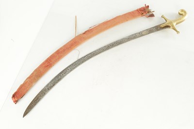 Lot 694 - AN UNUSUAL 19TH CENTURY EASTERN SWORD