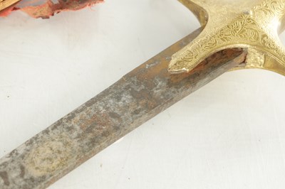 Lot 694 - AN UNUSUAL 19TH CENTURY EASTERN SWORD
