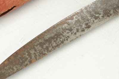 Lot 694 - AN UNUSUAL 19TH CENTURY EASTERN SWORD