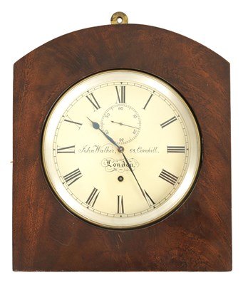 Lot 1331 - JOHN WALKER, CORNHILL, LONDON. A 19TH CENTURY CAMPAIGN SHIPS CLOCK
