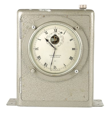 Lot 1489 - THOMAS MERCER, ST. ALBANS, ENGLAND. A 1930’S ELECTRICALLY WOUND SURVEYING CHRONOMETER