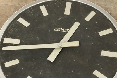 Lot A RARE ZENITH MASTER CLOCK WITH FERRARIS MOTOR DRIVE AND SLAVE