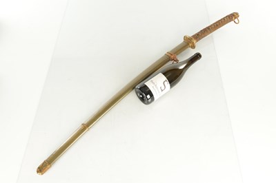 Lot 704 - A 19TH CENTURY JAPANESE WWII OFFICERS SAMURAI SWORD