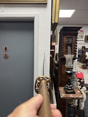 Lot 704 - A 19TH CENTURY JAPANESE WWII OFFICERS SAMURAI SWORD