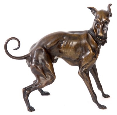 Lot 388 - AFTER MENE A 19TH CENTURY PATINATED BRONZE...