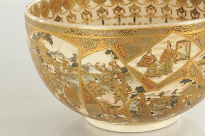 Lot 324 - A 19TH CENTURY JAPANESE SATSUMA BOWL