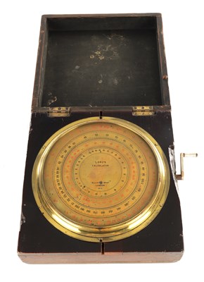 Lot 1000 - A LATE 19TH CENTURY LORD’S CALCULATOR BY ELLIOTT BROS. LONDON NO. 6.