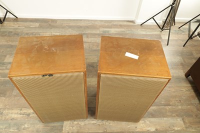 Lot 1027 - A LARGE PAIR OF LOWTHER ACOUSTA CABINET SPEAKERS