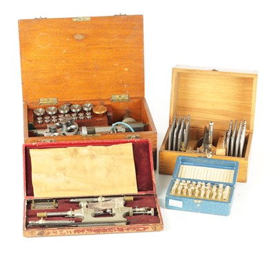 Lot 1281 - A GOOD QUALITY ENGLISH MADE WATCH MAKERS LATHE BY I.M.E. LONDON