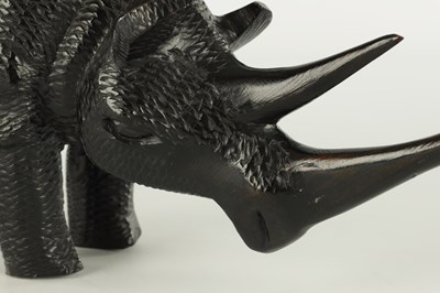 Lot 247 - AN AFRICAN CARVED EBONY SCULPTURE