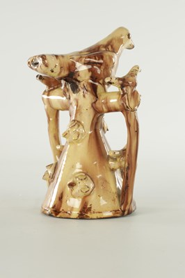 Lot 200 - A 19TH CENTURY HALIFAX SLIPWARE WHISTLE