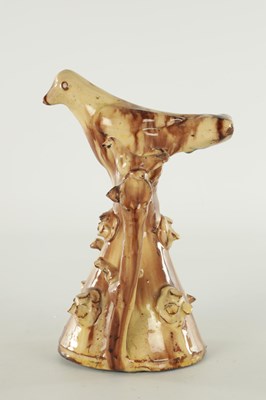 Lot 200 - A 19TH CENTURY HALIFAX SLIPWARE WHISTLE