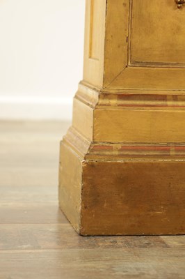 Lot 1308 - AN UNUSUAL REGENCY GILTWOOD CONSOLE TABLE