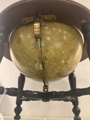 Lot 765 - A 19TH CENTURY S.S. EDKINS 12" LIBRARY GLOBE