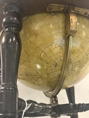 Lot 765 - A 19TH CENTURY S.S. EDKINS 12" LIBRARY GLOBE