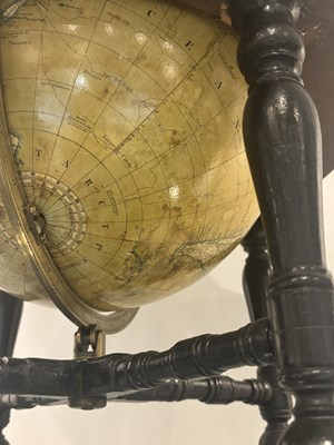 Lot 765 - A 19TH CENTURY S.S. EDKINS 12" LIBRARY GLOBE