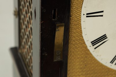 Lot 1121 - GORHAM, KENSINGTON. A FINE REGENCY EBONISED DOUBLE FUSEE BRACKET CLOCK