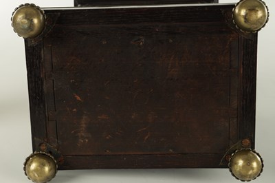 Lot 1121 - GORHAM, KENSINGTON. A FINE REGENCY EBONISED DOUBLE FUSEE BRACKET CLOCK