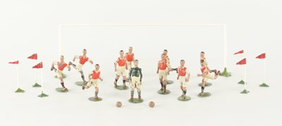 Lot A FULL SET OF EARLY 20TH CENTURY BRITTAINS LEAD ARSENAL FOOTBALL PLAYERS