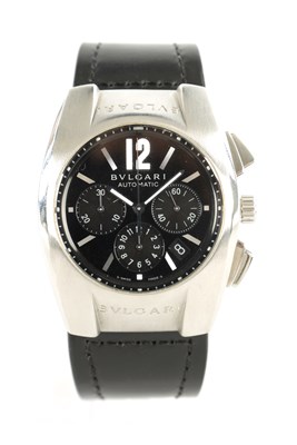 Lot A GENTLEMAN'S STEEL BULGARI ELGON AUTOMATIC WRIST WATCH