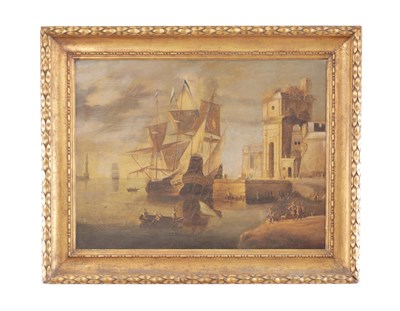 Lot 885 - AN 18TH CENTURY CONTINENTAL OIL ON CANVAS