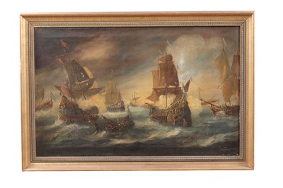 Lot 830 - AN EARLY 20TH CENTURY OIL ON CANVAS