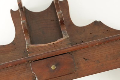 Lot A PRIMITIVE 18TH CENTURY PITCH PINE WELSH SPOON RACK