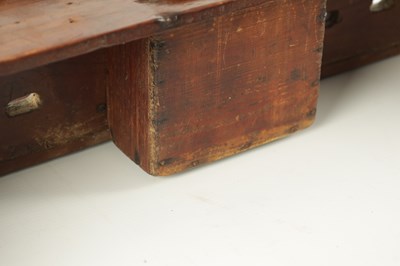 Lot A PRIMITIVE 18TH CENTURY PITCH PINE WELSH SPOON RACK