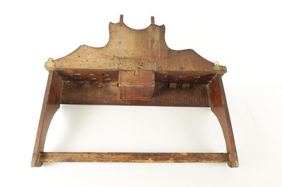 Lot A PRIMITIVE 18TH CENTURY PITCH PINE WELSH SPOON RACK