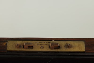 Lot 739 - A GOOD EARLY 19TH CENTURY FIGURED ROSEWOOD WRITING BOX