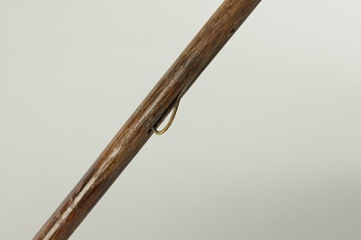 Lot 797 - A 9CT GOLD HANDLED PARASOL AND AN 18CT GOLD PLATED AND CERAMIC PARASOL