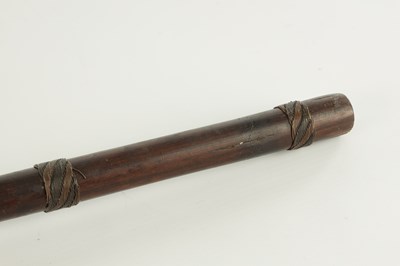 Lot 492 - A 19TH CENTURY AFRICAN HARDWOOD KNOBKERRIE