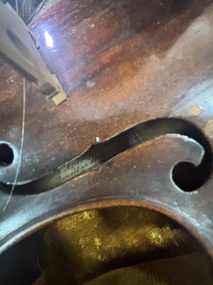 Lot 781 - A LATE 18TH CENTURY GERMAN VIOLIN OF THE KLOTZ SCHOOL