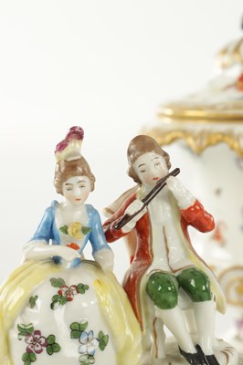 Lot 155 - A COLLECTION OF CONTINENTAL PORCELAIN