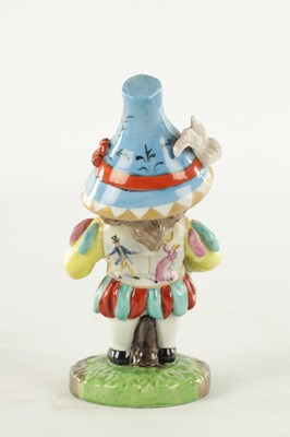 Lot 219 - A 19TH CENTURY CROWN DERBY PORCELAIN FIGURINE