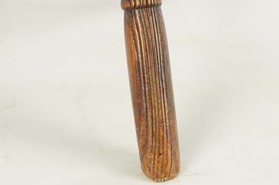 Lot 1304 - A LATE 18TH CENTURY WELSH MILKING STOOL