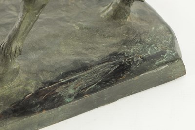 Lot 691 - ATT. MARIANO BENLLIURE. A LARGE EARLY 20TH CENTURY PATINATED BRONZE SCULPTURE OF A SPANISH BULL DATED 1923