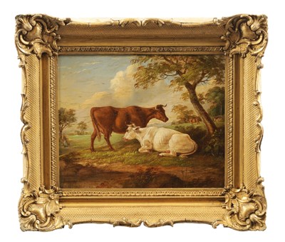 Lot ATT. THOMAS SIDNEY COOPER A 19TH CENTURY OIL ON CANVAS CATTLE IN A TREE-LINED LANDSCAPE