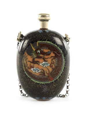 Lot A RARE 19TH CENTURY CLOISONNÉ JAPENESE SCENT BOTTLE