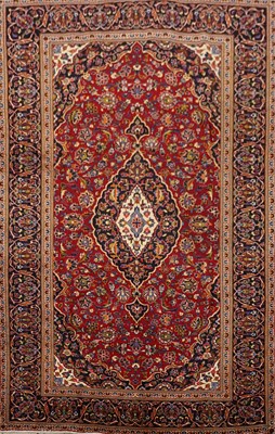 Lot A HAND KNOTTED PERSIAN KASHAN CARPET