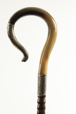 Lot 820 - TWO 19TH CENTURY SILVER MOUNTED PARASOLS