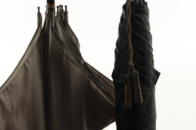 Lot 820 - TWO 19TH CENTURY SILVER MOUNTED PARASOLS