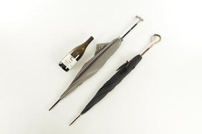 Lot 820 - TWO 19TH CENTURY SILVER MOUNTED PARASOLS